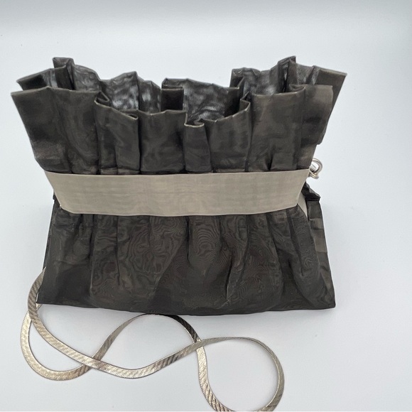 BO’S ART | Vintage Handmade Stainless Steel Mesh & Agate Gemstone Evening Bag - Picture 3 of 16